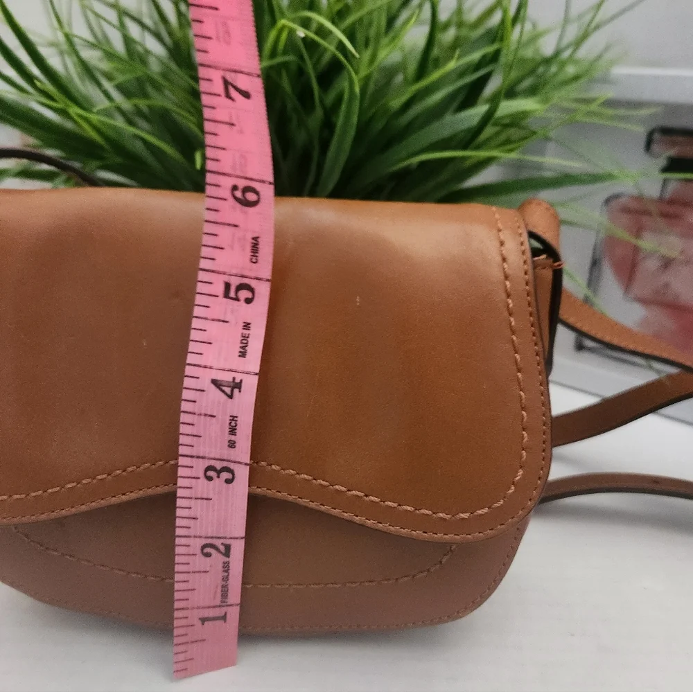 Ralph Lauren Bag Brown Crossbody Saddle Bag
